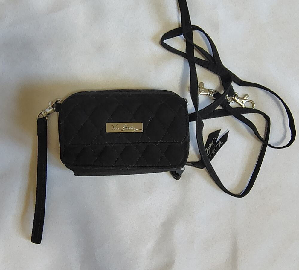 Vera Bradley All in One Crossbody Bag Quilted/Black
